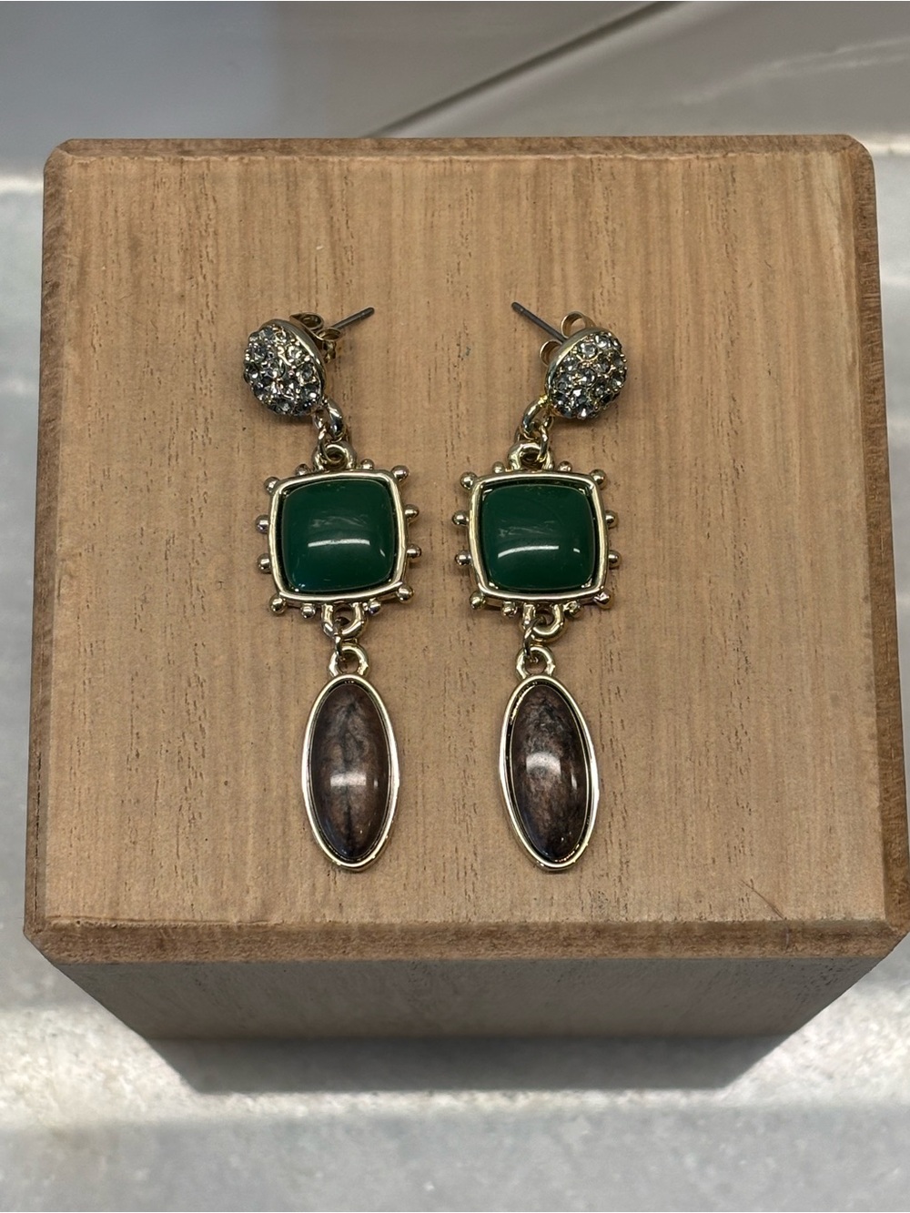 Jewelmint Gold-Tone Drop Earrings